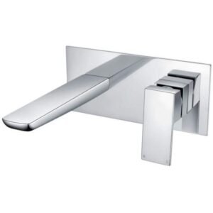 Scudo Muro Chrome Wall Mounted Basin Mixer Tap