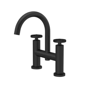 Scudo Descent Matt Black Bath Filler Tap