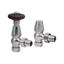 Scudo Traditional Nickel Thermostatic Radiator Valves