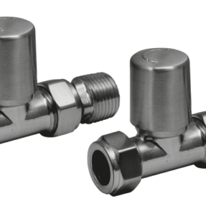 Scudo Gunmetal Straight Radiator Valves