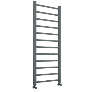 Scudo Vibe 1200 x 500mm Gunmetal Towel Radiator