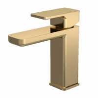 Nuie Windon Brushed Brass Mono Basin Mixer Tap
