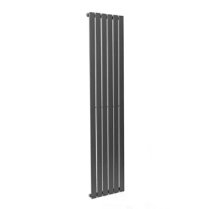 Scudo Bravo 1800 x 408mm Anthracite Vertical Designer Radiator