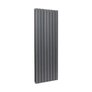 Scudo Bravo 1600 x 544mm Anthracite Double Vertical Designer Radiator