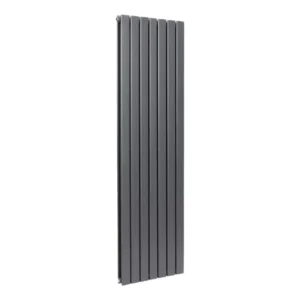 Scudo Bravo 1800 x 476mm Anthracite Double Vertical Designer Radiator
