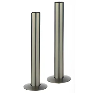 Gun Metal Pipe Snap 15mm Radiator Pipe Covers & Collars