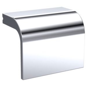 Nuie Chrome 40mm Square Drop Handle 32mm Centres