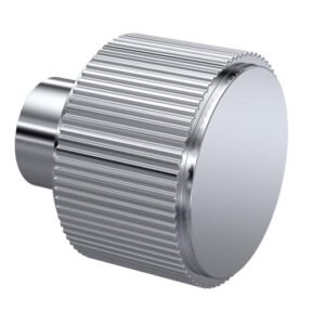 Nuie Chrome Fluted Knob