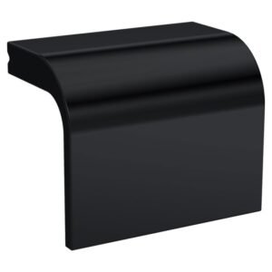 Nuie Matt Black 40mm Square Drop Handle 32mm Centres