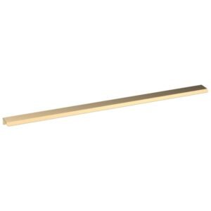 Nuie Brushed Brass 500mm Finger Pull Handle 500mm Centres