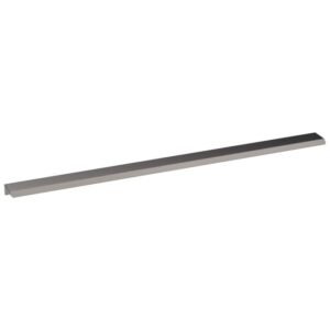 Nuie Brushed Pewter 500mm Finger Pull Handle 500mm Centres