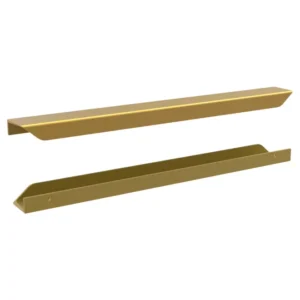 Scudo Flat 400mm Brushed Brass Handle 160mm Centres