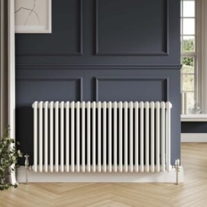 Scudo 3 Column 600 x 1010mm White Horizontal Designer Radiator