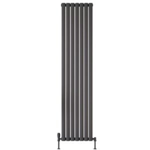 Scudo Apex 413 x 1800mm Anthracite Vertical Designer Radiator