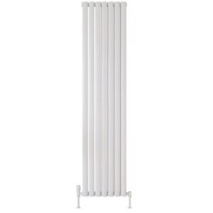 Scudo Apex 413 x 1800mm White Vertical Double Designer Radiator