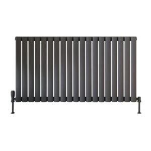 Scudo Apex 600 x 1121mm Anthracite Horizontal Designer Radiator