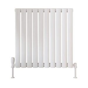 Scudo Apex 600 x 590mm White Horizontal Designer Radiator