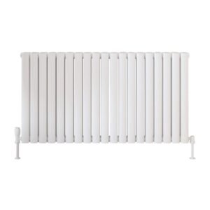Scudo Apex 600 x 767mm White Horizontal Double Designer Radiator