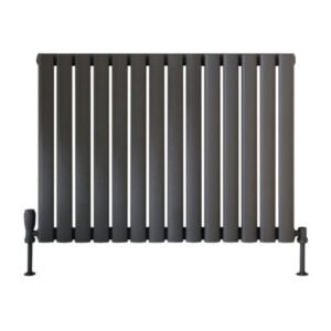 Scudo Apex 600 x 826mm Anthracite Horizontal Designer Radiator