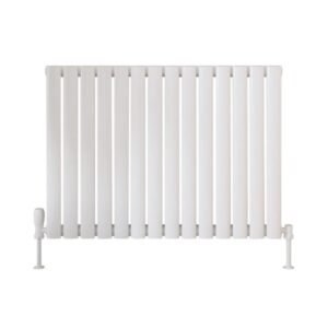 Scudo Apex 600 x 826mm White Horizontal Designer Radiator