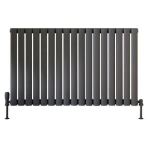 Scudo Apex 600 x 994mm Anthracite Horizontal Designer Radiator