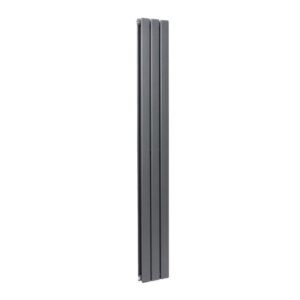 Scudo Bravo 1800 x 204mm Anthracite Double Vertical Designer Radiator