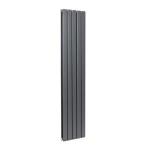 Scudo Bravo 1800 x 340mm Anthracite Double Vertical Designer Radiator