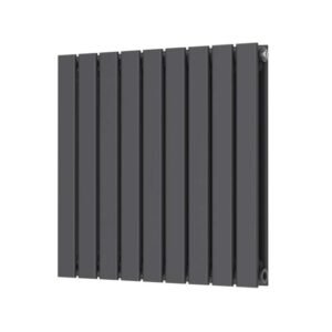 Scudo Bravo 600 x 614mm Anthracite Double Designer Radiator