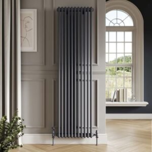 Scudo 2 Column 1800 x 335mm Anthracite Vertical Designer Radiator