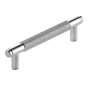 Scudo Knurled Chrome 160mm Handle 128mm Centres