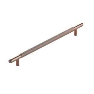Scudo Knurled Brushed Bronze 400mm Handle 320mm Centres