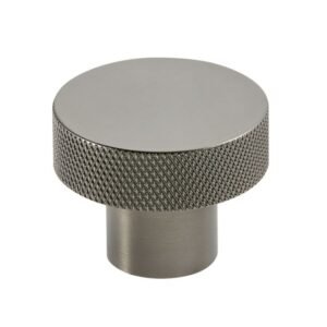 Scudo Knurled Gunmetal Round Knob Handle