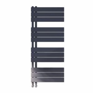 Scudo Thames 1150 x 500mm Anthracite Designer Towel Rail