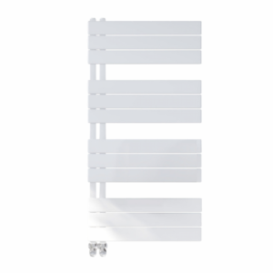 Scudo Thames 1150 x 600mm White Designer Towel Rail