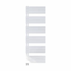 Scudo Thames 1640 x 600mm White Designer Towel Rail