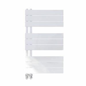 Scudo Thames 800 x 500mm White Designer Towel Rail