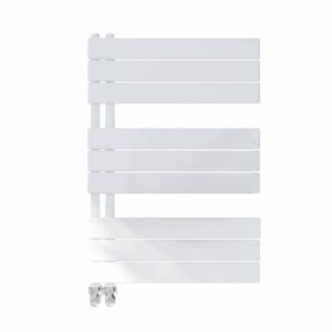 Scudo Thames 800 x 600mm White Designer Towel Rail