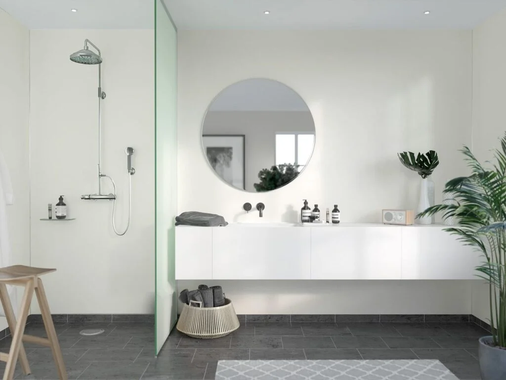 Bathroom wall panels