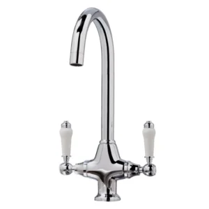 Scudo Harrogate Traditional Kitchen Mixer Tap - Chrome