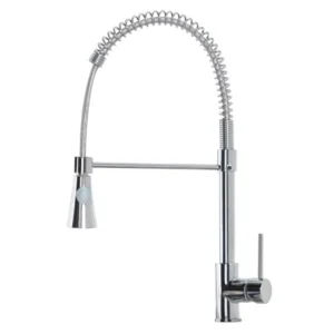 Scudo Tirare Spring Neck Mixer Tap with Pull-Out Spray