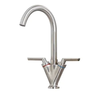 Scudo Olicana Brushed Nickel Kitchen Mixer Tap
